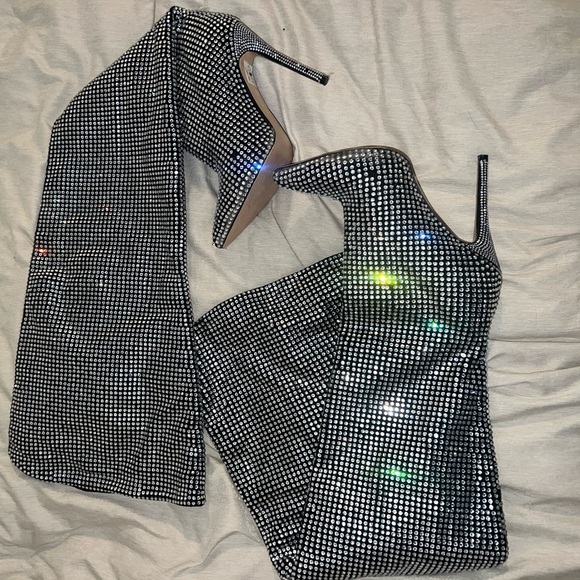 PLT Rhinestone Knee-High Slouch Boots - Picture 3 of 3